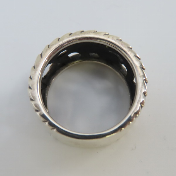 実際に弊社で買取させて頂いた【ギャラ付き】Bloody Mary ブラッディマリー 仏光万華鏡 Buddhist Lamp Ring L リング/17号の画像 5枚目