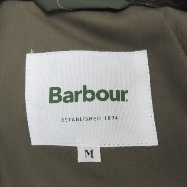 実際に弊社で買取させて頂いたBARBOUR/バブアーBEDALE/ビデイル 撥水 ナイロン ジャケット カーキ 1701071/size：Mの画像 3枚目