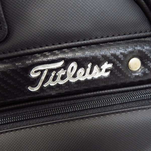 実際に弊社で買取させて頂いたTitleist/タイトリスト 2層式ボストンバッグ/ショルダー ブラック AJBB67の画像 4枚目