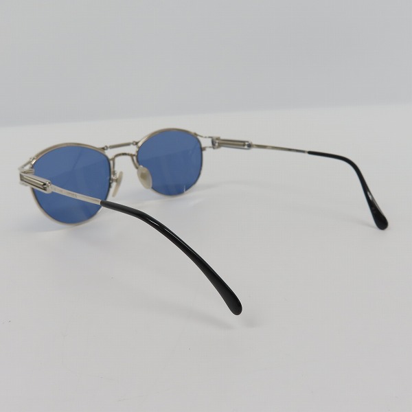 実際に弊社で買取させて頂いたJean Paul GAULTIER/ジャンポールゴルチエ ヴィンテージ バネデザイン サングラス/アイウェア シルバー 56-5107の画像 2枚目