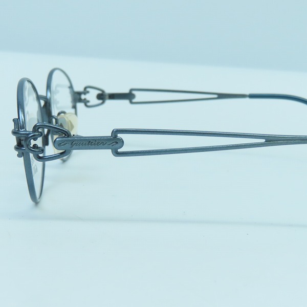 実際に弊社で買取させて頂いたJean Paul GAULTIER/ジャンポールゴルチェ ヴィンテージ メガネフレーム ブルー 55-6112の画像 8枚目