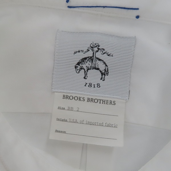 実際に弊社で買取させて頂いたBLACK FLEECE by Brooks Brothers/ブラックフリース バイ ブルックスブラザーズ オックスフォードシャツ 長袖/BB2の画像 2枚目