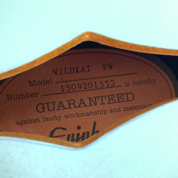 実際に弊社で買取させて頂いた★Epiphone/エピフォン WILDCAT PW ロイヤルコレクション セミアコギター エレキギター 動作確認済みの画像 5枚目