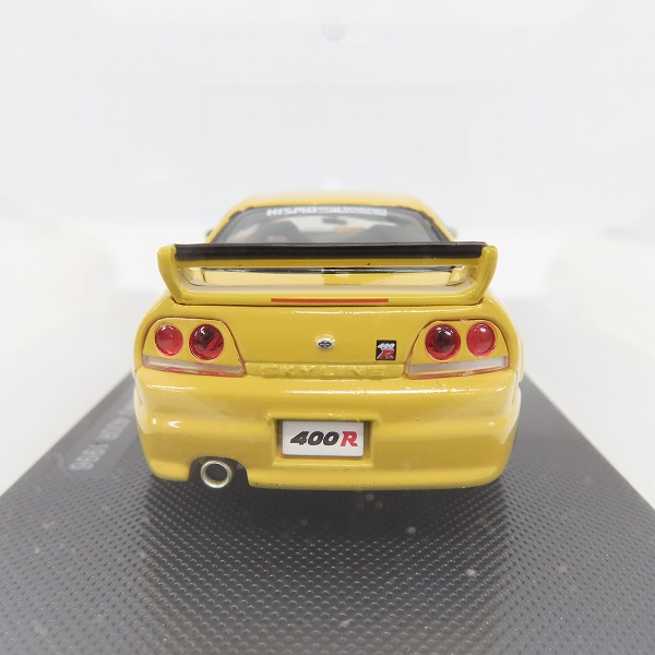 実際に弊社で買取させて頂いたEBBRO/エブロ 1/43 ニッサン スカイライン GT-R R33 ニスモ 400R 1996 イエロー/709の画像 2枚目