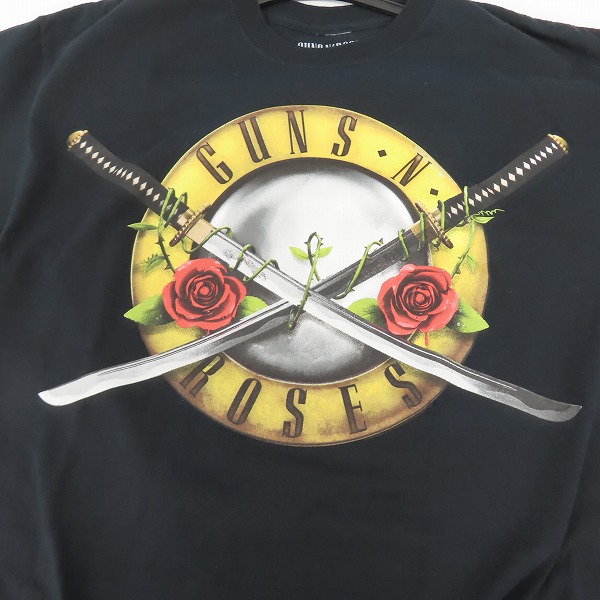 実際に弊社で買取させて頂いたGUNS&ROSES/ガンズ＆ローゼズ 日本2017ツアー バンドTシャツ/Lの画像 3枚目