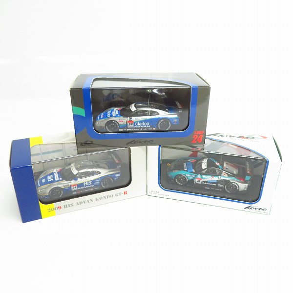 実際に弊社で買取させて頂いたEBBRO/エブロ 1/43 WOODONE ADVAN KONDO Z Super GT06 No.24 等 3点セット