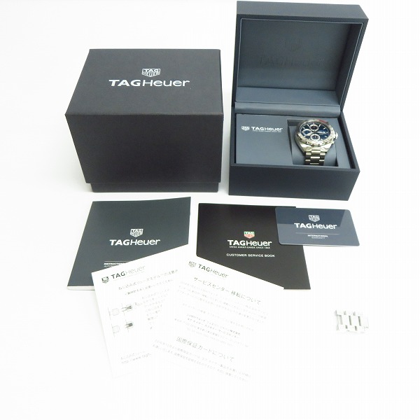 実際に弊社で買取させて頂いた【ギャラ付き】TAG Heuer/タグホイヤー フォーミュラ1 自動巻/クロノグラフ 腕時計 CAZ2015.BA0876の画像 7枚目