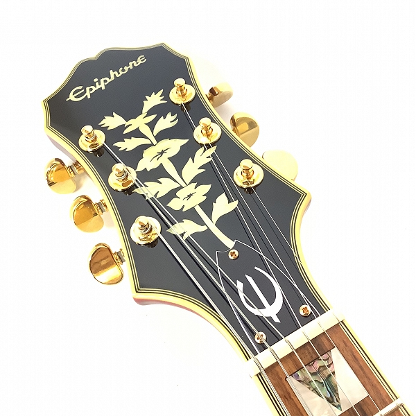 実際に弊社で買取させて頂いた★Epiphone/エピフォン Sheraton-II Pro WR セミアコ エレキギター ソフトケース付きの画像 1枚目