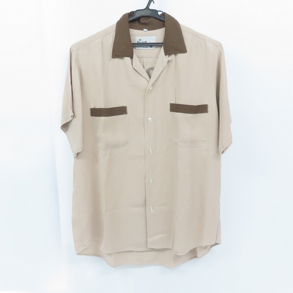 実際に弊社で買取させて頂いたDUNHILL/ダンヒル 50S~60S ヴィンテージボーリングシャツ/M
