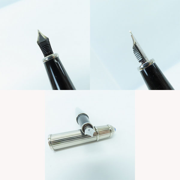 実際に弊社で買取させて頂いたCartier/カルティエ DIABOLO DE CARTIER/ディアボロ ドゥ カルティエ ペン先 18K-750 万年筆  ST180016 替えインク付きの画像 4枚目