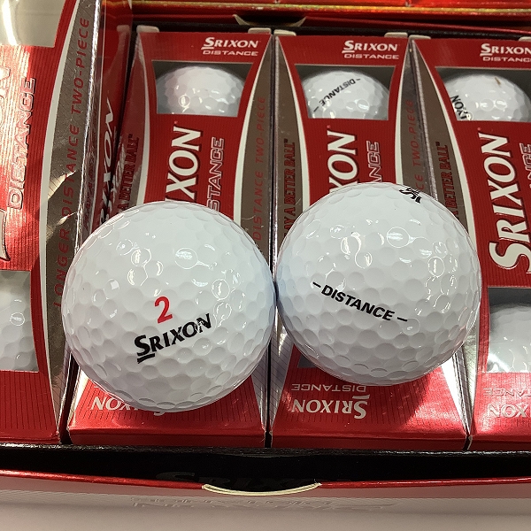実際に弊社で買取させて頂いた【未使用】Titleist/タイトリスト HVC SOFT DISTANCE/スリクソン DISTANCE ゴルフボール 2ダース の画像 1枚目