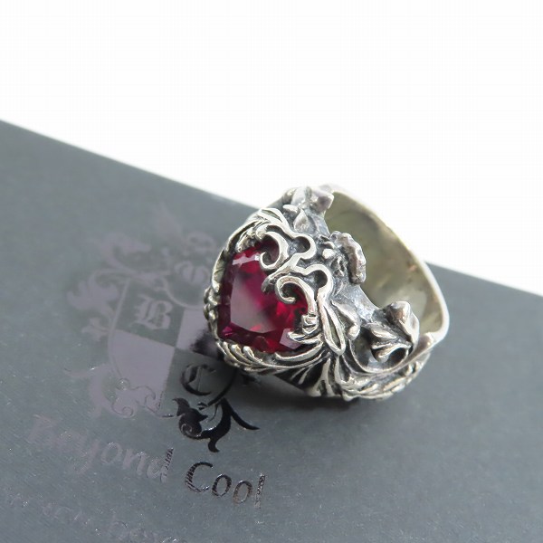 実際に弊社で買取させて頂いた【ギャラ付】LEATHERS AND TREASURES/レザーズアンドトレジャーズ スクロールハートストーンリング/17号