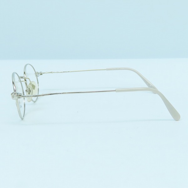 実際に弊社で買取させて頂いたJean Paul GAULTIER/ジャンポールゴルチェ ヴィンテージ メガネフレーム シルバー 55-6105の画像 2枚目