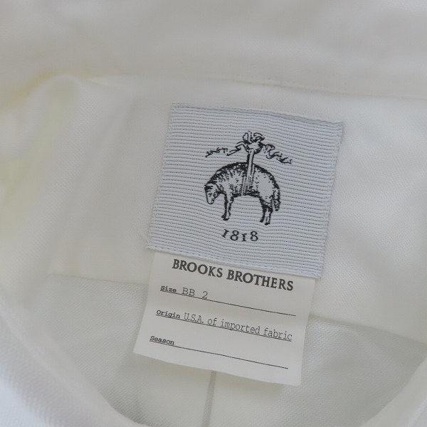 実際に弊社で買取させて頂いたBLACK FLEECE by Brooks Brothers/ブラックフリース バイ ブルックスブラザーズ オックスフォードシャツ 半袖/BB2の画像 2枚目