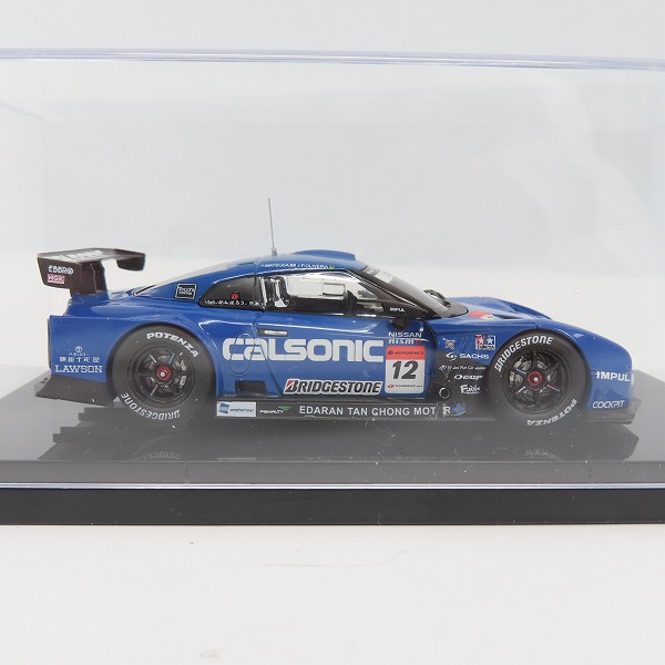 実際に弊社で買取させて頂いたEBBRO/エブロ 1/43 SUPER GT500 2012 No.12 CALSONIC IMPUL GT-R Low Down Force #12 44851 ミニカーの画像 3枚目