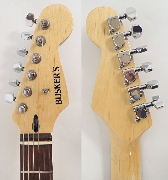実際に弊社で買取させて頂いた★BUSKER'S/バスカーズ ストラトキャスターType SSH ブラックの画像 2枚目
