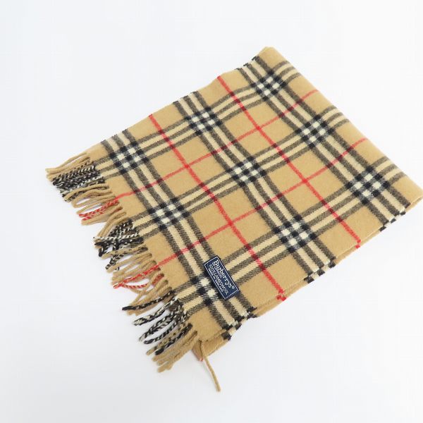 実際に弊社で買取させて頂いたBurberrys/バーバリーズ ENGLAND/英国製 ウール100％ ノバチェック マフラー