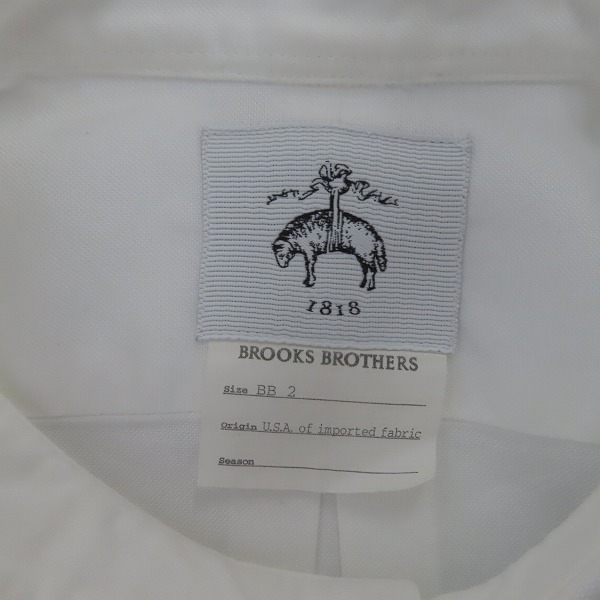 実際に弊社で買取させて頂いたBLACK FLEECE by Brooks Brothers/ブラックフリース バイ ブルックスブラザーズ オックスフォードシャツ 長袖/BB2の画像 2枚目