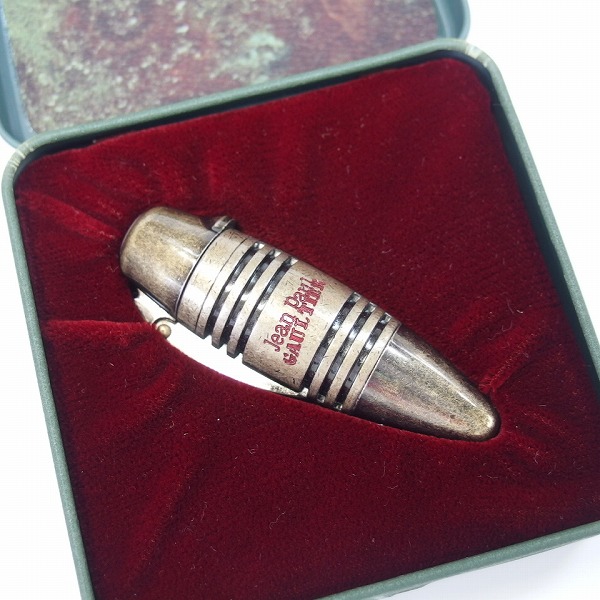 実際に弊社で買取させて頂いたjean paul gaultier/ジャンポール・ゴルチエ フットボール ローラー式ガスライター