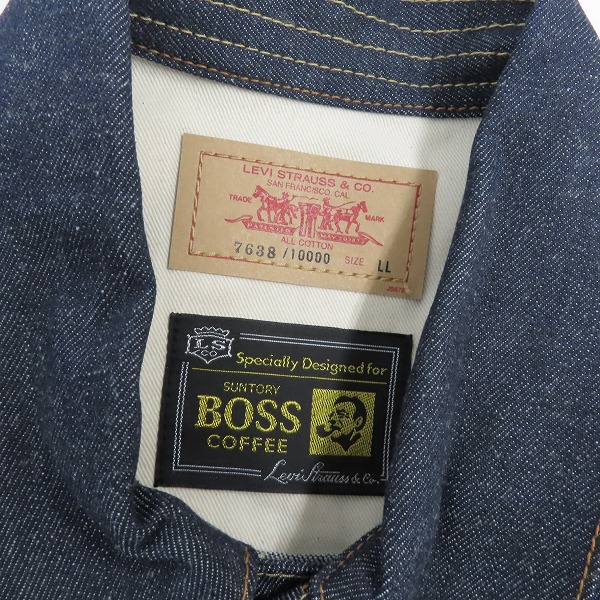 未使用】LEVIS/リーバイス BOSS懸賞 限定1万着 デニムジャケット/G