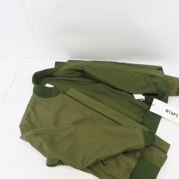 実際に弊社で買取させて頂いたWTAPS/ダブルタップス 21ss JACKET / NYCO. SATIN. CORDURA サテンコーデュラ ジャケット/01の画像 2枚目