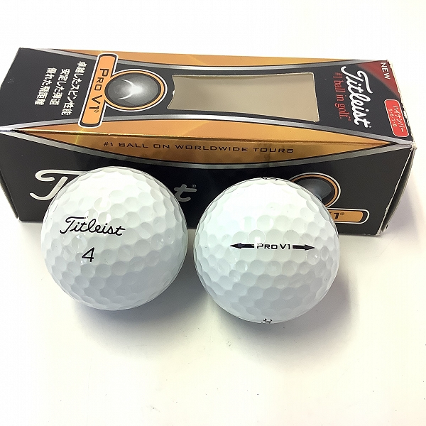 実際に弊社で買取させて頂いた【未使用】Titleist PRO V1/BRIDGESTONE B330RX ゴルフボール 1ダースの画像 2枚目