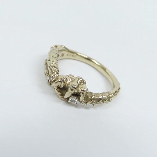 実際に弊社で買取させて頂いたBloody Mary/ブラッディマリー NUE/鵺/ぬえ リング K18 w/ダイアモンド 16号