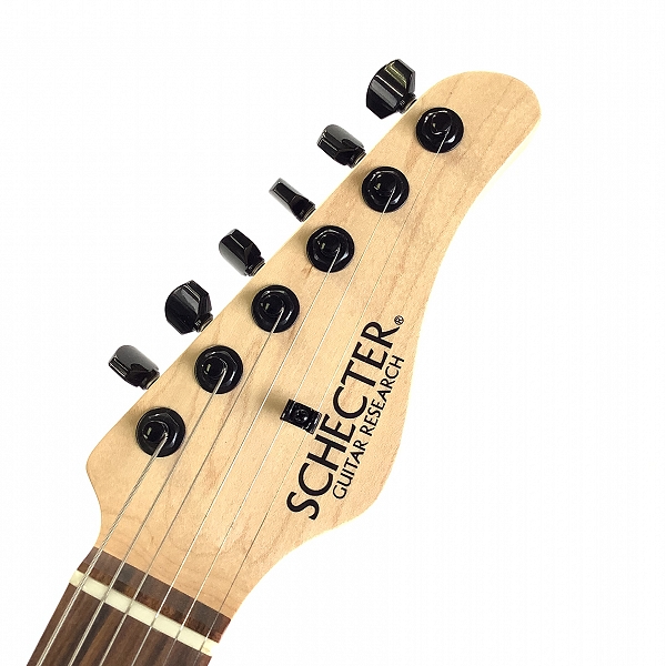 実際に弊社で買取させて頂いた★SCHECTER/シェクター SD-2-24-VTR-AS-MW マーブルウッド エレキギター ケース付きの画像 1枚目