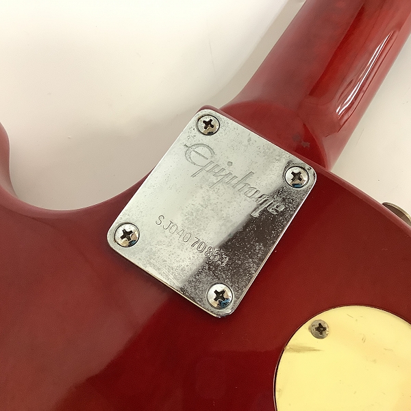 実際に弊社で買取させて頂いた★Epiphone/エピフォン Les Paul 100/レスポール100 エレキギター ソフトケース付き【弦なし】の画像 6枚目