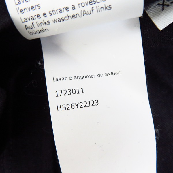 実際に弊社で買取させて頂いた【JPタグ】LOEWE/ロエベ 21FW Pansy Print/アナグラムロゴ刺繍 パンジープリントオーバーサイズTシャツ H526Y22X01/XSの画像 7枚目