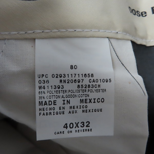 実際に弊社で買取させて頂いたDickies/ディッキーズ DOUBLE KNEE WORK PANT ワークパンツ 85283 チャコール/ブラック/40×32 2点セット　の画像 3枚目