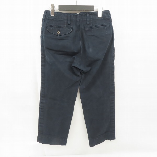 実際に弊社で買取させて頂いたkolor/カラー クロップド パッカリングパンツ ネイビー系 10WCM-P08109 size：1の画像 1枚目
