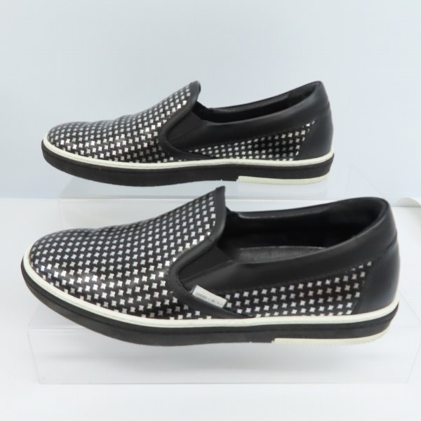 実際に弊社で買取させて頂いたJimmy Choo/ジミーチュウ GROVE レザー ローカット スリッポン/シューズ/42の画像 3枚目
