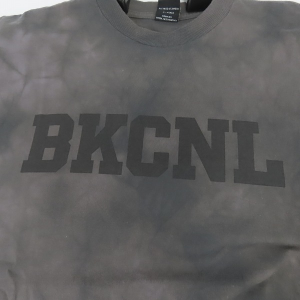 実際に弊社で買取させて頂いたBACK CHANNEL/バックチャンネル 半袖 クルーネック Tシャツ/Lの画像 3枚目