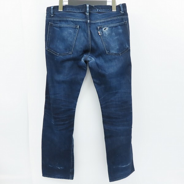 実際に弊社で買取させて頂いたMAISON KITSUNE/メゾンキツネ ボタンフライ デニムパンツ KMP-0353-B/32の画像 1枚目