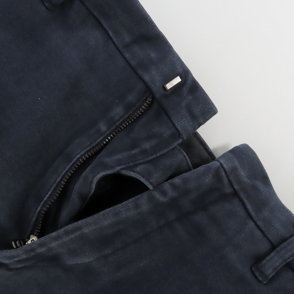 実際に弊社で買取させて頂いたHELMUT LANG/ヘルムートラング コットンパンツ ネイビー系 size：28の画像 5枚目
