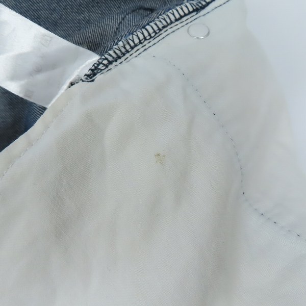 実際に弊社で買取させて頂いたMAISON KITSUNE/メゾンキツネ ボタンフライ デニムパンツ KMP-0353-B/32の画像 5枚目