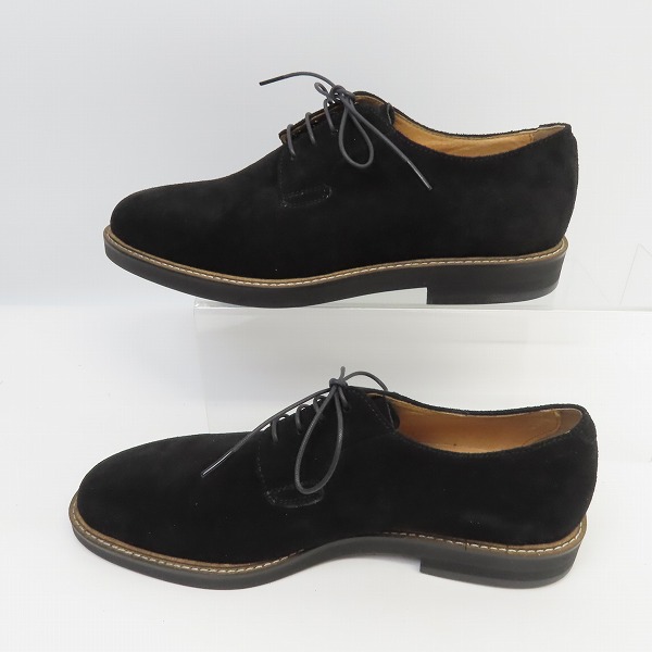 実際に弊社で買取させて頂いた417 by EDIFICE/フォーワンセブンエディフィス スエード/スウェード シューズ BLACK/ブラック 41の画像 3枚目