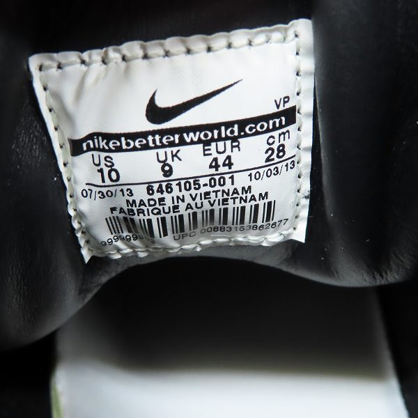 実際に弊社で買取させて頂いたNIKE/ナイキ AIR PYTHON DSM NYC SP 646105-001/28の画像 5枚目