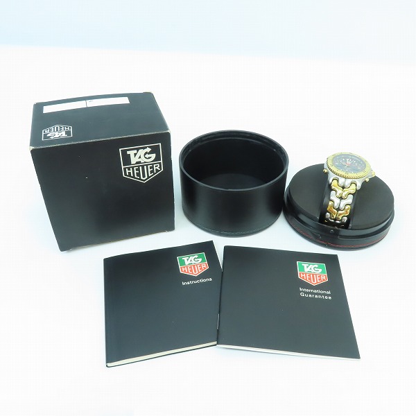 実際に弊社で買取させて頂いたTAG Heuer/タグホイヤー セルシリーズ デジアナ/クロノグラフ プロフェッショナル クォーツ S25.206【動作未確認】の画像 4枚目