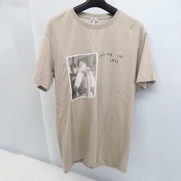 実際に弊社で買取させて頂いたLOEWE/ロエベ 21SS ポートレート プリントパッチワーク アナグラムロゴ刺繍 半袖Tシャツ H526Y22J32/XS