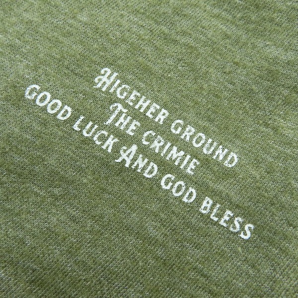 実際に弊社で買取させて頂いたCRIMIE/クライミー 胸プリント タンクトップ カーキ size：Sの画像 4枚目