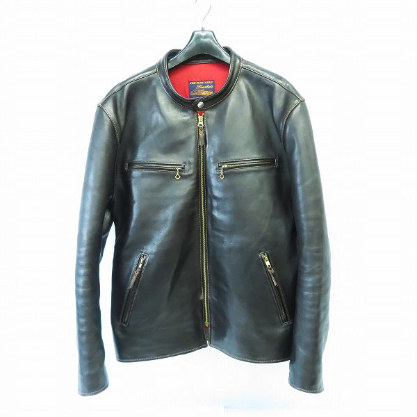 実際に弊社で買取させて頂いたTHE  FLAT HEAD/フラットヘッド HORSE HIDE RIDERS JACKET/ホースハイド レザーライダースジャケット SRJ-06A/44