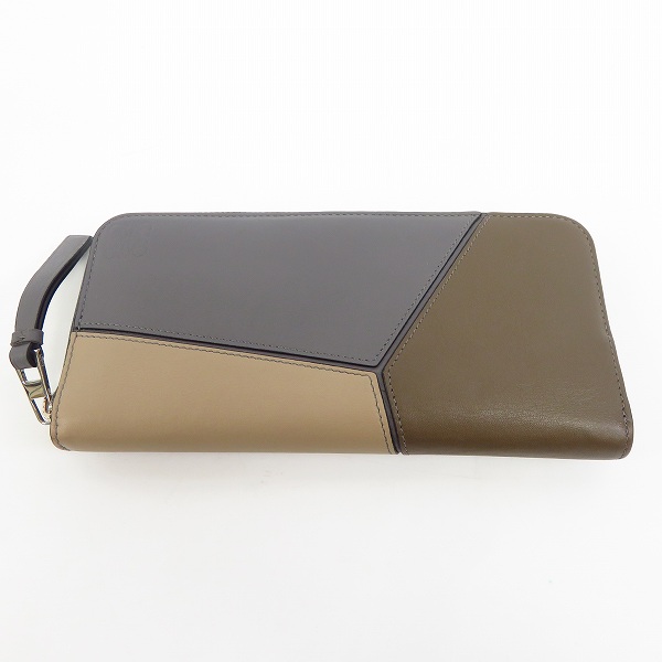 実際に弊社で買取させて頂いたLOEWE/ロエベ パズル オープン ウォレット/長財布 クラシックカーフレザー/アナグラムロゴ の画像 1枚目