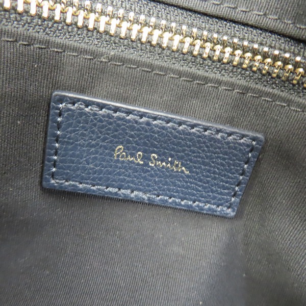 実際に弊社で買取させて頂いたPaul Smith/ポールスミス カラーインセットハンドル レザー ビジネスバッグ/ブリーフケースの画像 4枚目