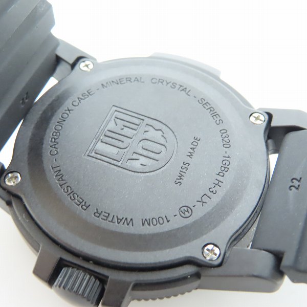 実際に弊社で買取させて頂いた【保証期間内】LUMINOX/ルミノックス Ref.0321.BO LEATHERBACK SEA TURTLE GIANT 0320 SERIESの画像 3枚目