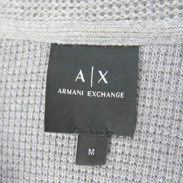 実際に弊社で買取させて頂いたARMANI EXCHANGE/アルマーニ エクスチェンジ ニットジャケット 3GZG1A ZMM4Z/Mの画像 2枚目