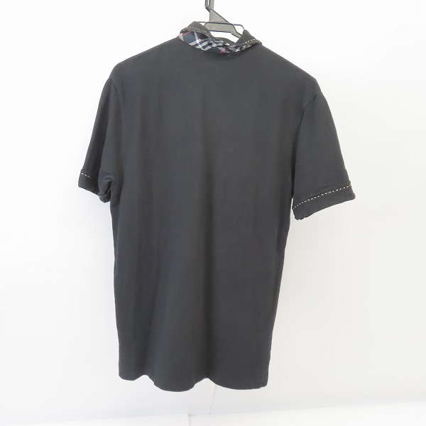 実際に弊社で買取させて頂いたBURBERRY BLUE LABEL/バーバリーブルーレーベル 胸ポケット 半袖ポロシャツ/Lの画像 1枚目