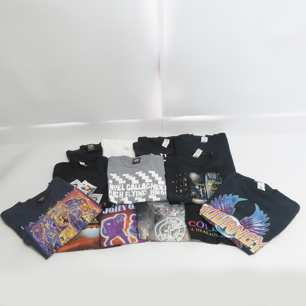 実際に弊社で買取させて頂いた【おまとめ/10点↑】Tower of Power/SANTANA/JOURNEY/COLD PLAY等 ツアー/バンドTシャツ