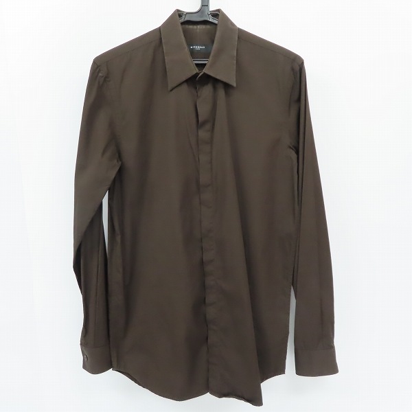 実際に弊社で買取させて頂いたGIVENCHY/ジバンシー 比翼 ボタン 長袖 シャツ/38